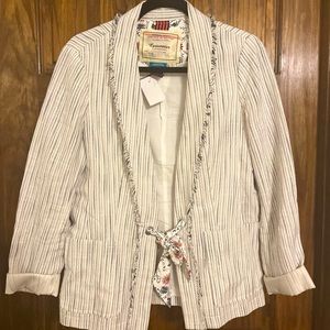 Anthropologie Cartonnier Linen Blazer